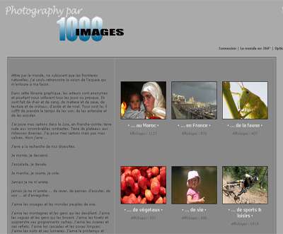 Aper&ccedil;u du site