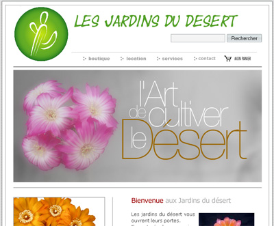Aper&ccedil;u du site